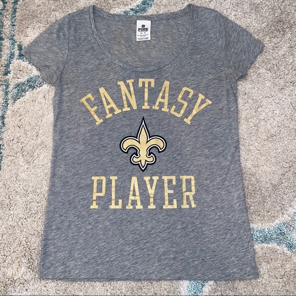 Victoria Secret Pink Football Tee - Picture 1 of 2